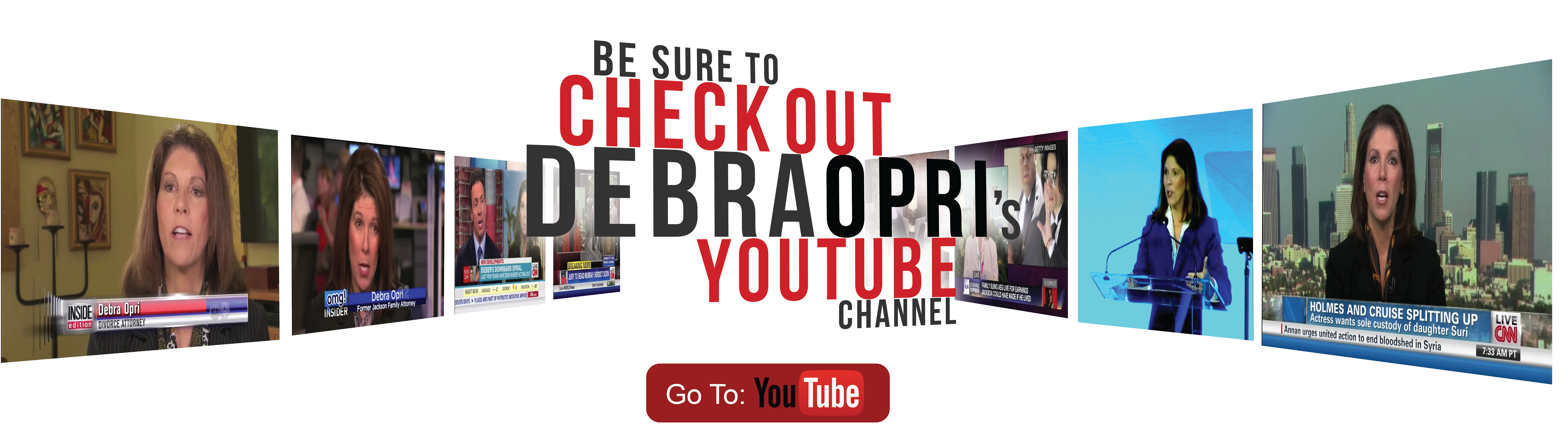 Check out Debra Opri's Youtube Page